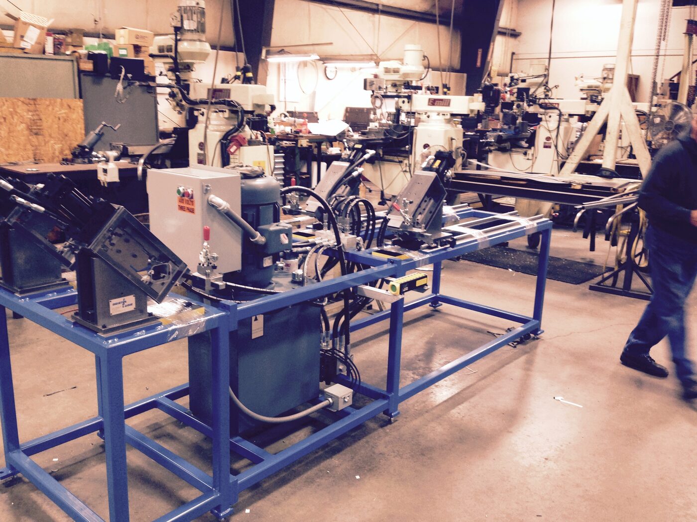 Bristol-built tube cutoff machine in production
